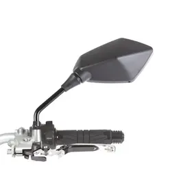 Professionale Specchietti moto adattabili Nero