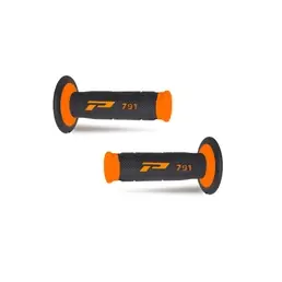 Occasione Imperdibile Manopole Moto 791 Cross Arancio Fluo/Nero