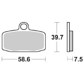 6568853 - PASTIGLIE FRENO RACING SBS 885 RSI (SINTERIZZATA) Quantità Limitata