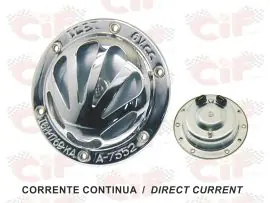 CLACSON CROMATO CORRENTE CONTINUA - 6V C.C. - PIAGGIO VESPA GS 150-GS 160 CON BATTERIA - CIF - 1951 Reso Gratuito