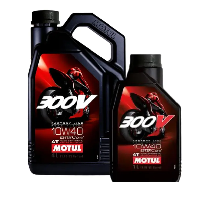 MOTUL 300V 10W40 Olio Motore 4T ad alte prestazioni 100% sintetico Ultima Occasione