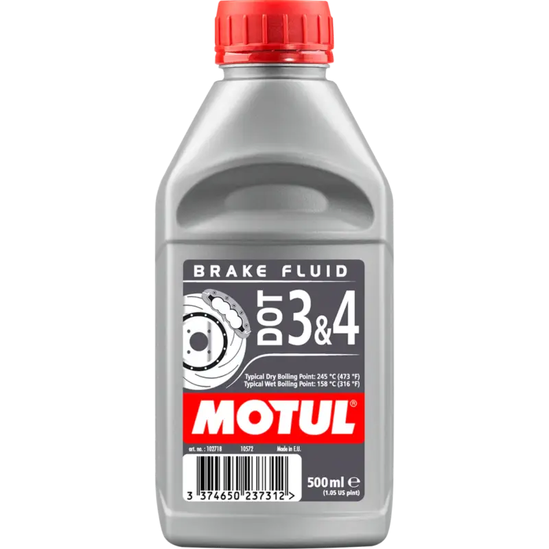 MOTUL liquido freno DOT 3 & 4 per impianti ABS e non - 500 ml Super Prezzo