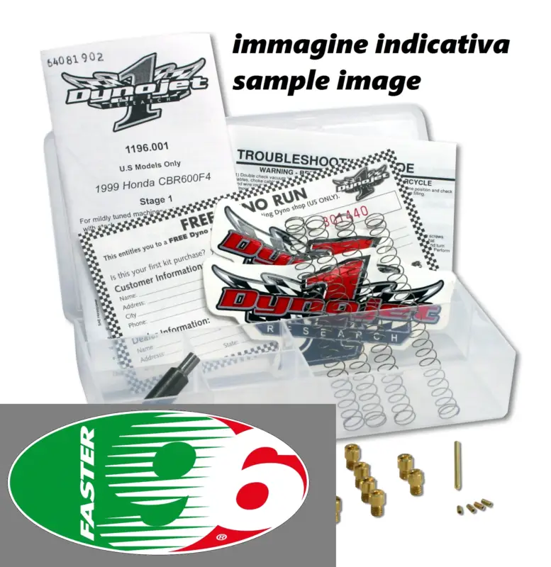 Kit Carburazione Stage 3 FASTER96 DYNOJET per KAWASAKI ER-5 1997-2005 Vendita Finale