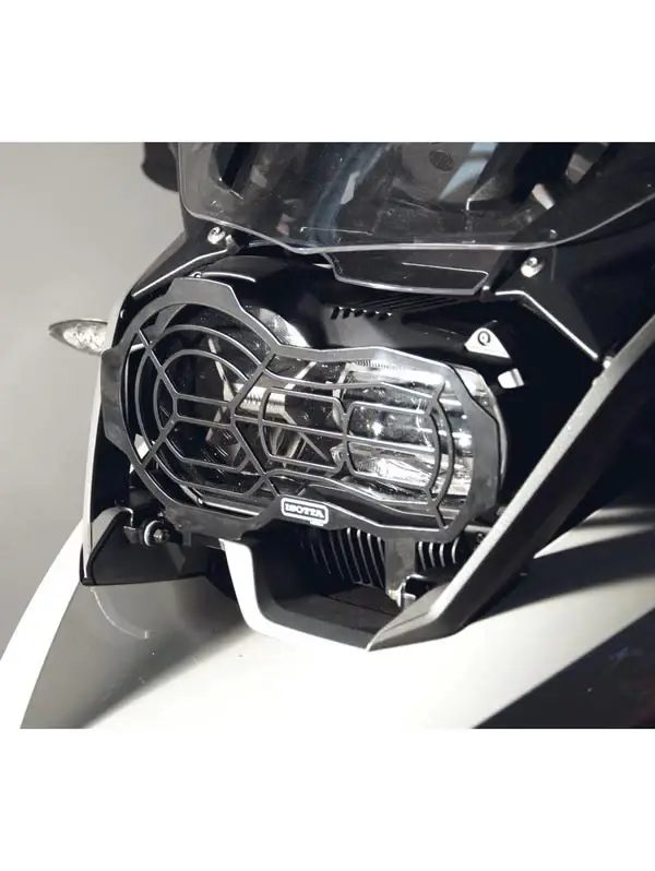ISOTTA Protezione faro con griglia nera per BMW R 1200 GS LC ADV 2014-2018 Di Tendenza