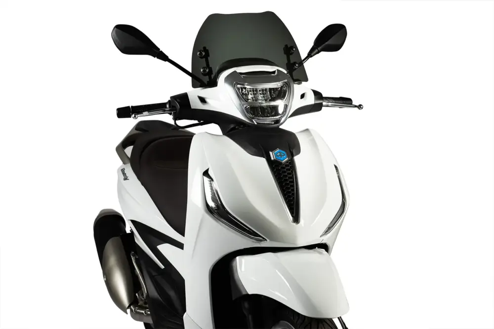 PIAGGIO BEVERLY HPE 300 ie 4T LC euro 5 2021-> (MD21M) MALOSSI SPORT SCREEN cupolino - FUMÉ SCURO - L.410xH.250 sp.3 mm Economico