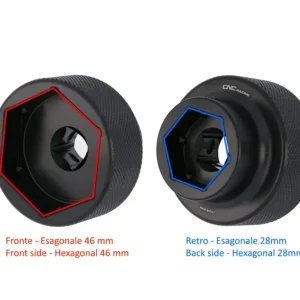 Esclusivo CNC RACING Chiave multipla dadi ruota anteriore/posteriore Ducati