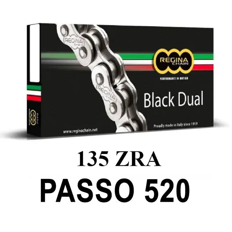 Consegna Rapida REGINA Catena 135ZRA 106 maglie passo 520 - Nera