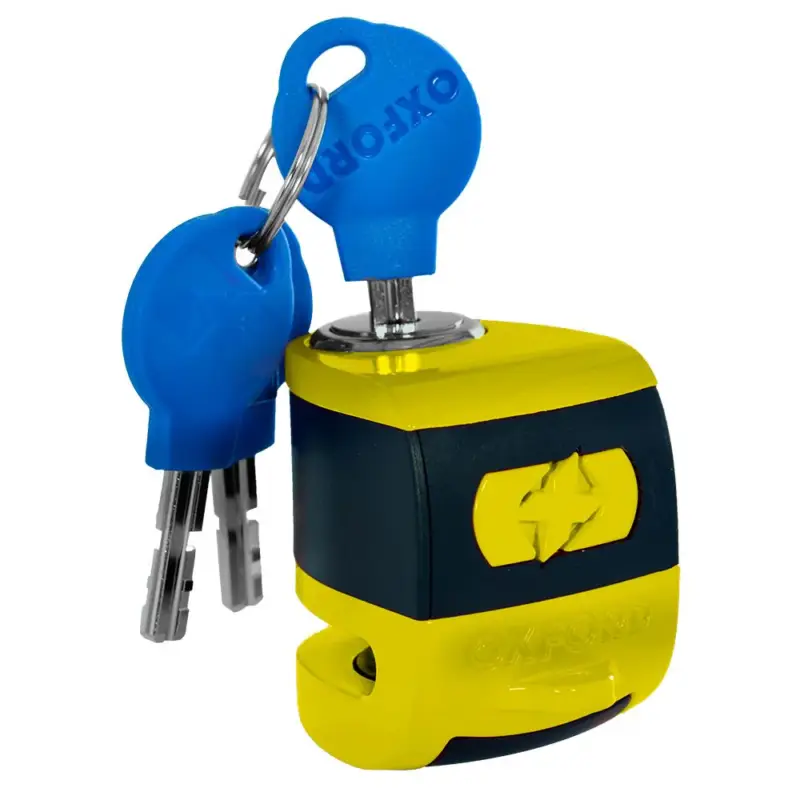 Affare Lucchetto bloccadisco sonoro SCOOT XA5 diam. perno 5,5mm giallo/nero