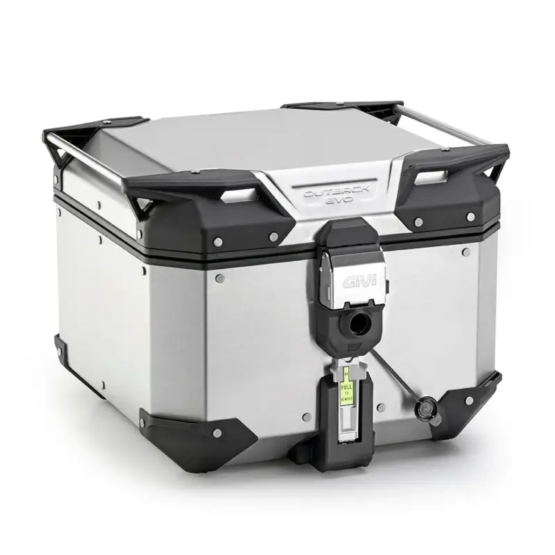 Prezzo Basso GIVI Bauletto Posteriore Moto OBKEV42A TREKKER OUTBACK EVO SMART 42 Alluminio Naturale