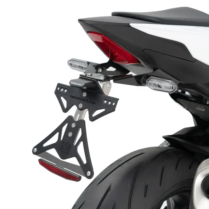 PORTATARGA Reclinabile Barracuda SPECIFICO PER FRECCE LED ORIGINALI Per Honda Hornet 1000 2025 Di Tendenza