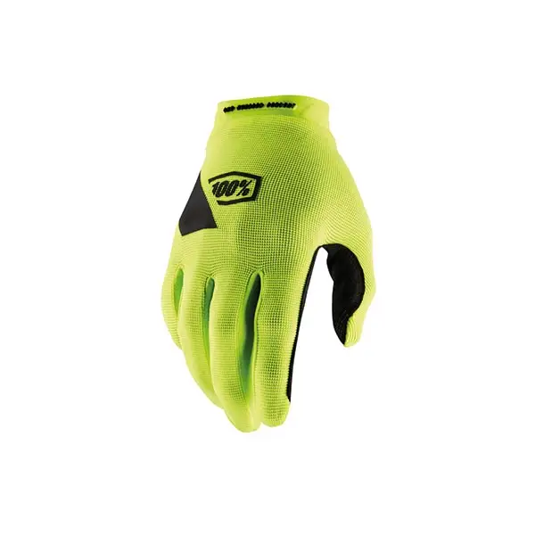 Prezzo Basso GUANTI 100% RIDECAMP FLUO YELLOW (M)