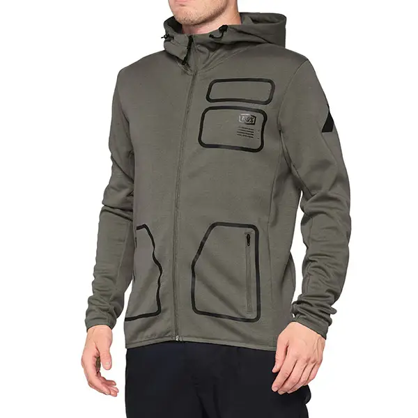 Prezzo Scontato FELPA CON ZIP E CAPPUCCIO 100% VICEROY BRINDLE (TAGLIA M)