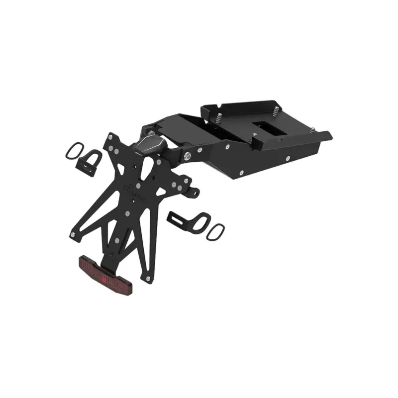 LIGHTECH Kit Porta Targa Regolabile per Ducati Multistrada V4 2021 - 2021 Offerta Limitata